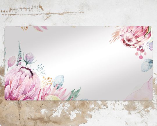 Discover Watercolor Flowers Desk Mats