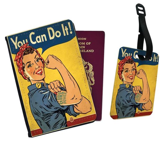 Discover Holiday Adventure Women Power Passport Cover