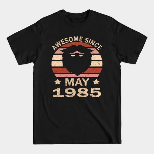 Discover Awesome Since 1985 35 Birthday - Awesome Since 1985 - T-Shirt