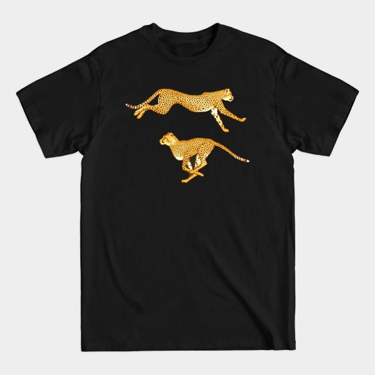 Discover Sprinting Cheetahs - Cheetah - T-Shirt