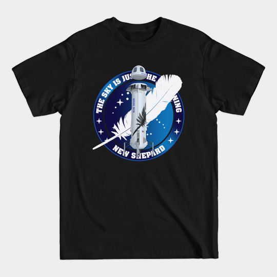 Discover BLUE ORIGIN NEW SPACE - Blue Origin - T-Shirt