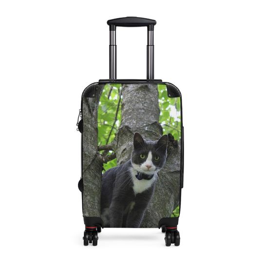 Discover Tuxedo Cat Cabin Suitcase