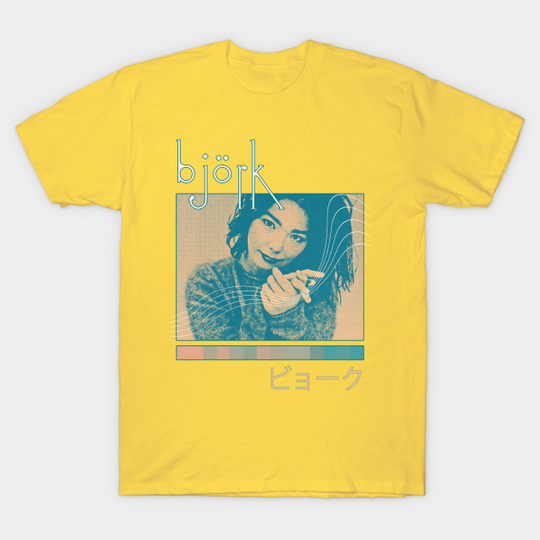 Discover Björk >>>> Aesthetic Fan Art Design - Bjork - T-Shirt