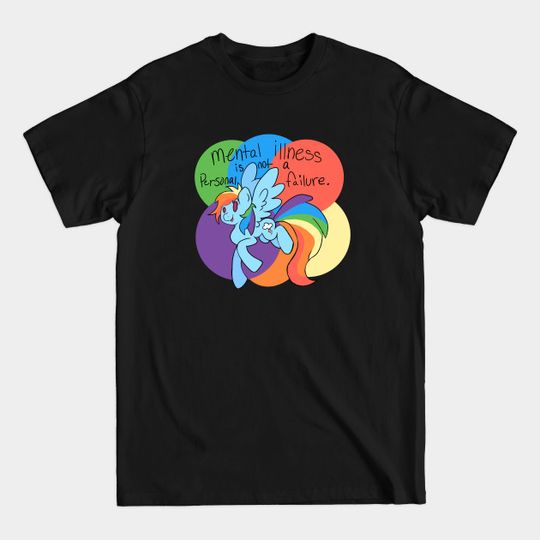 Discover Rainbow Dash Mental Health - Brony - T-Shirt