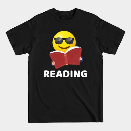 Discover Emoji Reading Book Glasses Gift for men women and kids - Emoji Reading Book Glasses - T-Shirt