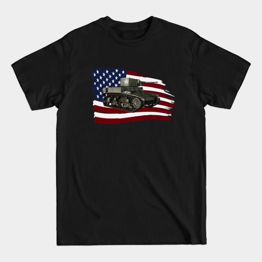 Discover M3 Stuart Tank WW2 - Stuart Tank - T-Shirt