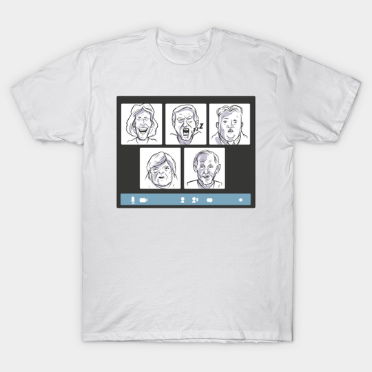 Discover Online Meeting - Funny - T-Shirt