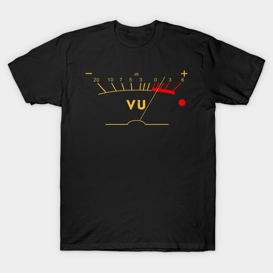 Discover VU Meter Distressed - Vu Meter - T-Shirt