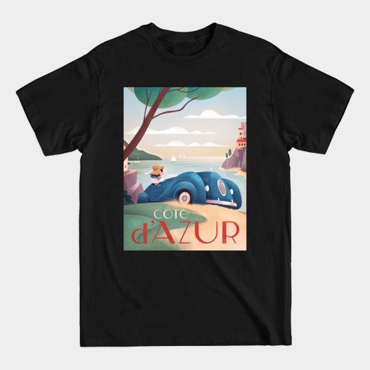 Discover French Riviera - France - T-Shirt
