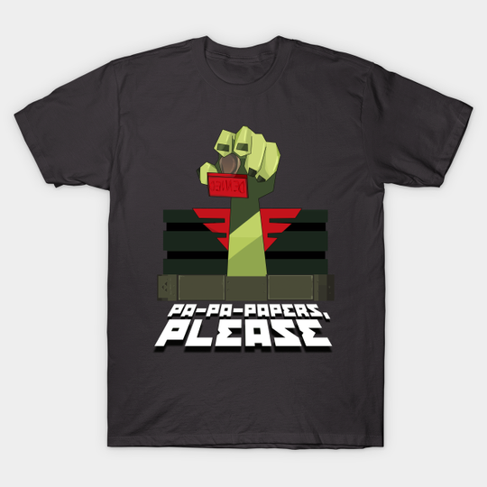 Discover Pa-Pa-Papers, Please - Crossover - T-Shirt