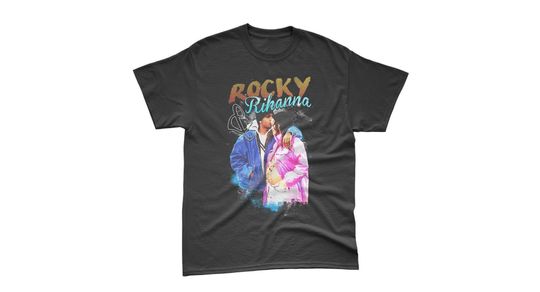 Discover Rihanna ASAP Rocky Vintage T-shirt