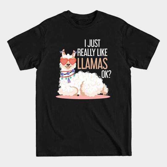 Discover Funny Cute Llama - Llama - T-Shirt