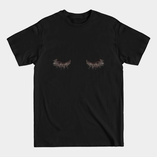 Discover Dramatic dreaming - closed eyes with gorgeous lashes - Eyes - T-Shirt