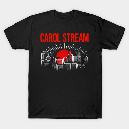 Discover Red Moon Carol Stream - Carol Stream - T-Shirt