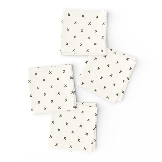 Discover Boho Checks Cocktail Napkins