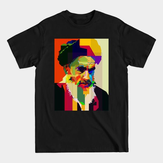 Discover Ayatollah Khomeini Pop Art WPAP - Ayatollah - T-Shirt