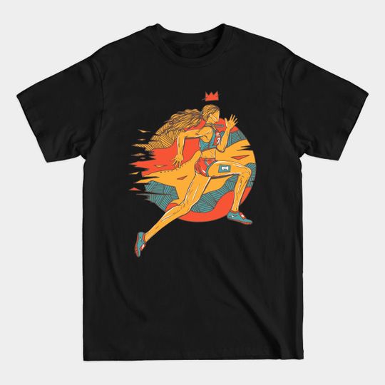 Discover Cafe No 1 Track and Field Runner - Track And Field - T-Shirt