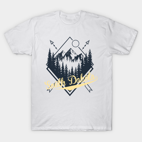 Discover South Dakota - South Dakota - T-Shirt