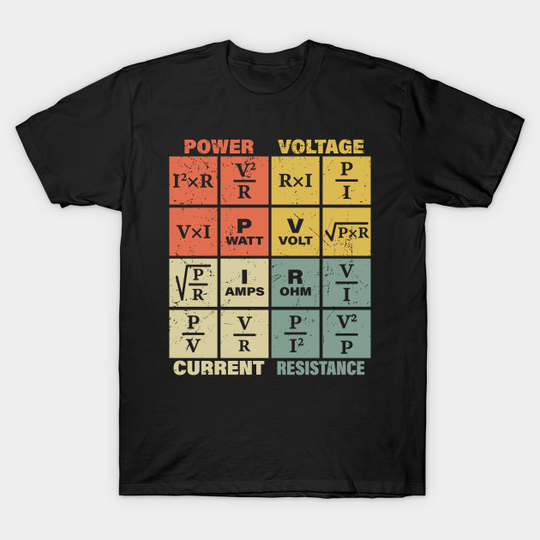 Discover Ohm's Law Electrical Electronics Engineer - Ohms Law - T-Shirt