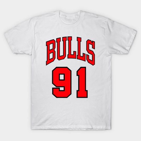 Discover Dennis Rodman 91 Jersey - Dennis Rodman - T-Shirt