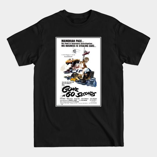 Discover Gone In 60 Seconds (Vintage) - Movie - T-Shirt