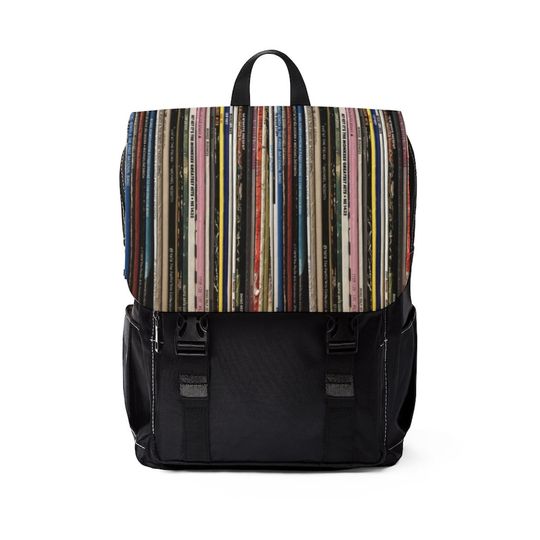 Discover Monkees Album Spines Unisex Casual Shoulder Backpack