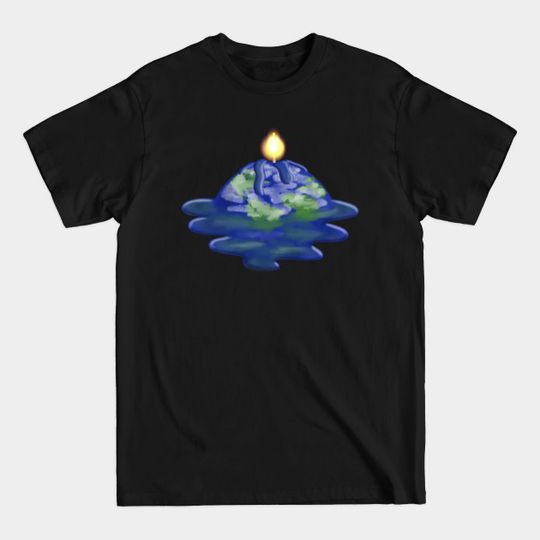 Discover Earth Is Slowly Melting - Climateactiontp - T-Shirt