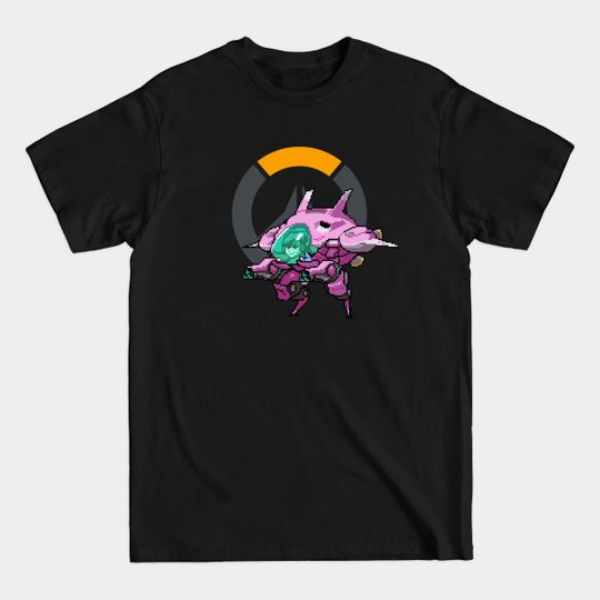 Discover Overwatch - 16-Bit D. Va W/ Logo - Overwatch - T-Shirt
