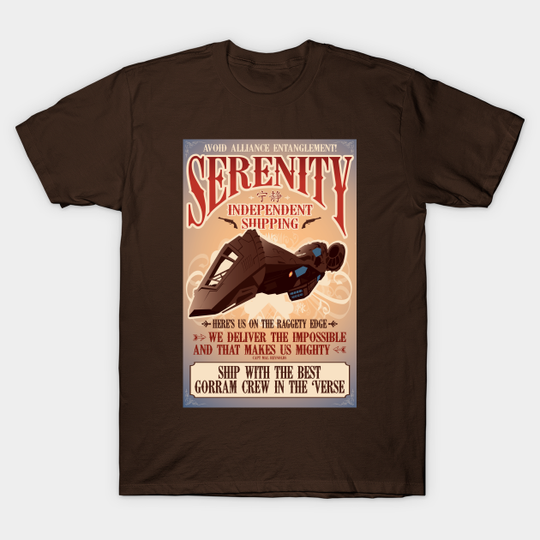Discover Firefly Serenity Shipping - Firefly - T-Shirt