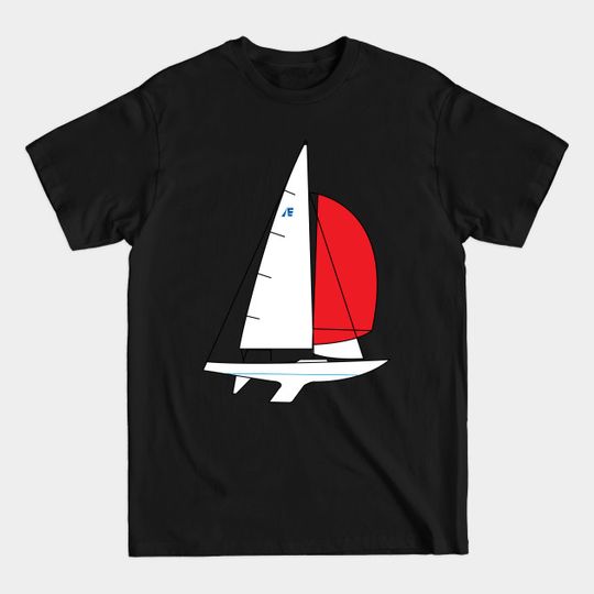 Discover International Etchells Class Sailboat - International Etchells Class Sailboat - T-Shirt