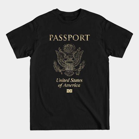 Discover United States of America Passport Vintage - United States - T-Shirt