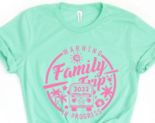 Discover Family Trip Warning Shirt Summer Vacation