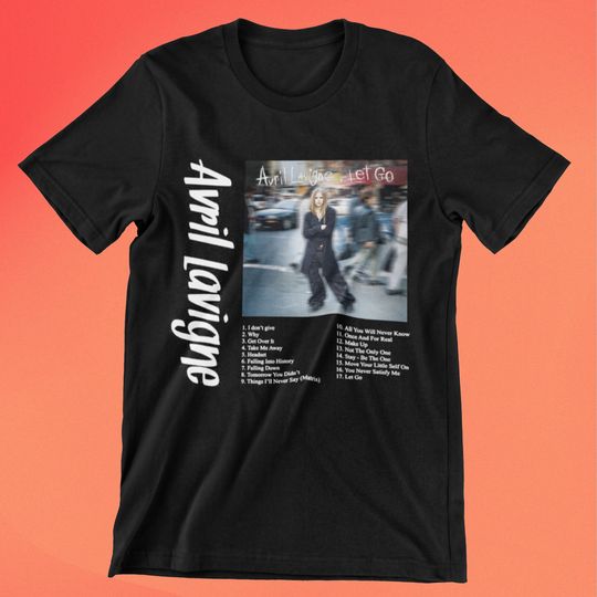 Discover Avril Lavigne Bootleg Tee - Vintage 90s Style