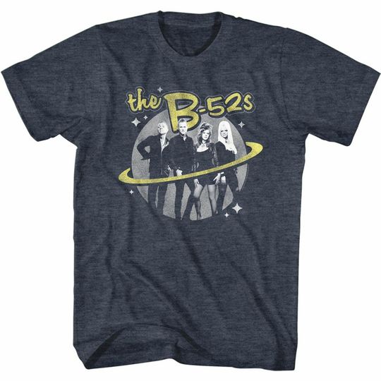 Discover The B-52's Logo and Planet T-Shirt
