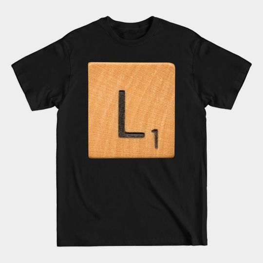 Discover scrabble tile 'L' - Scrabble - T-Shirt