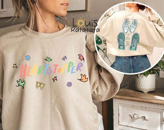 Discover Heartstopper Book Sweatshirt, Nick and Charlie Sweatshirt