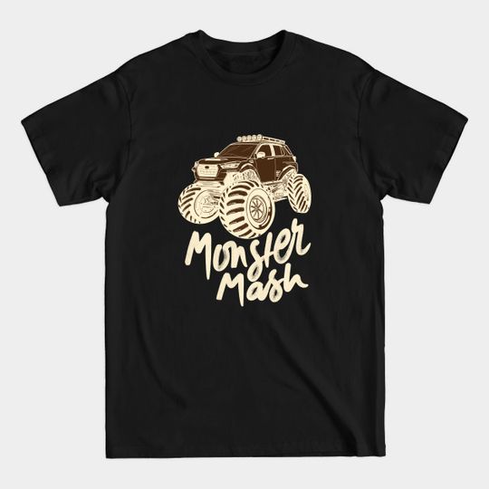 Discover Monster Mash Big Truck Graphic T-Shirt