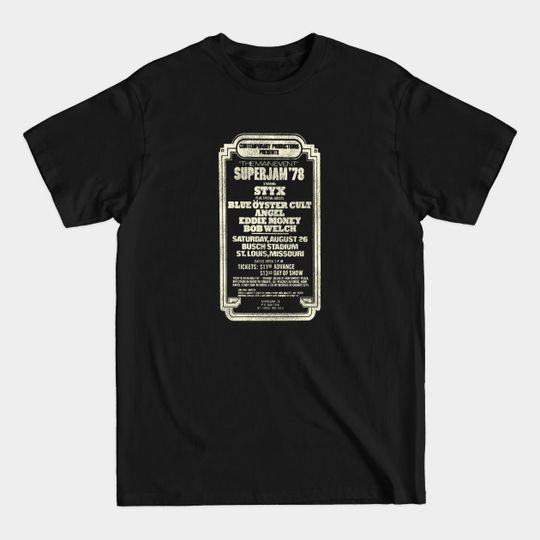 Discover SuperJam '78 - Rock Concert - T-Shirt