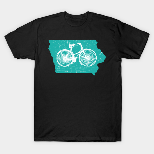 Discover Iowa home state bike cycling - Iowa Home State Bike Cycling - T-Shirt