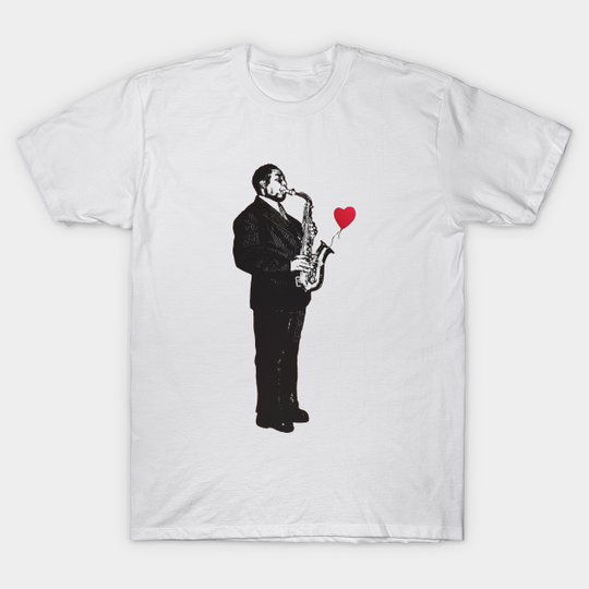Discover Banksy × Charlie Parker - Banksy - T-Shirt