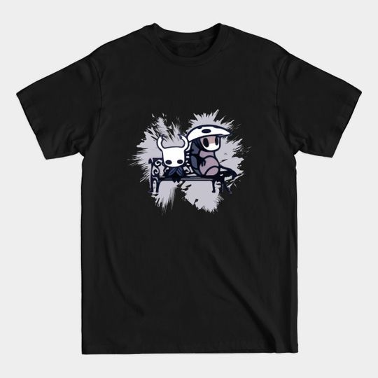 Discover Resting in Hollow Knight - The Knight and Quirrel Design T-Shirt