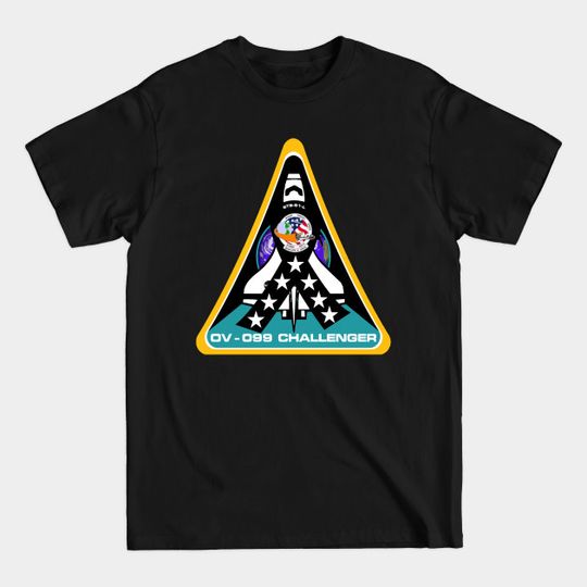 Discover Challenger Commemorative - Space Shuttle Commemorative Patch - T-Shirt