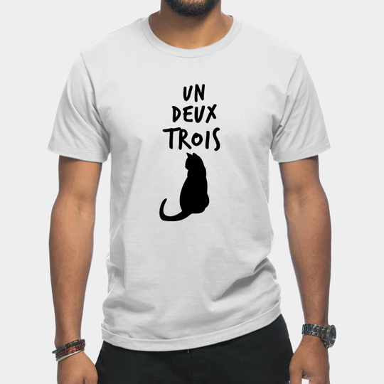 Discover Funny Cat T-Shirt: Un Deux Trois for Cat Lovers