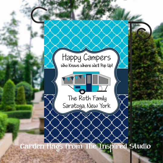 Discover Personalized Pop up Camper Flag