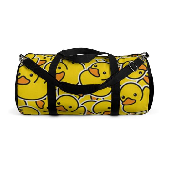 Discover Duck Print Duffle Bag