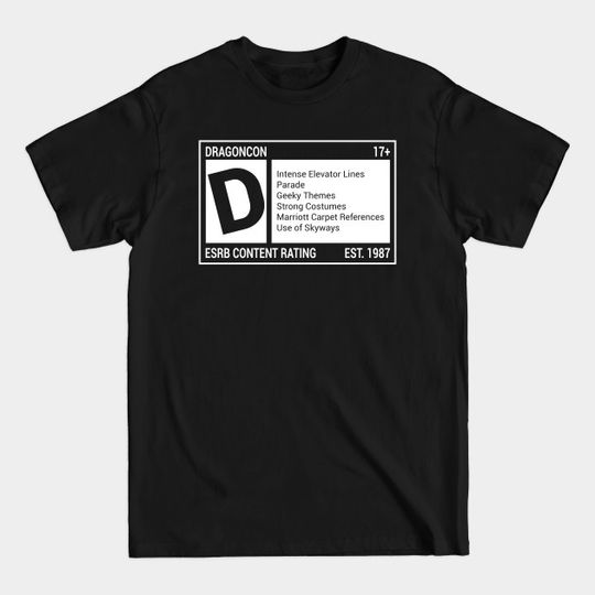Discover Rated D - Dragoncon - T-Shirt