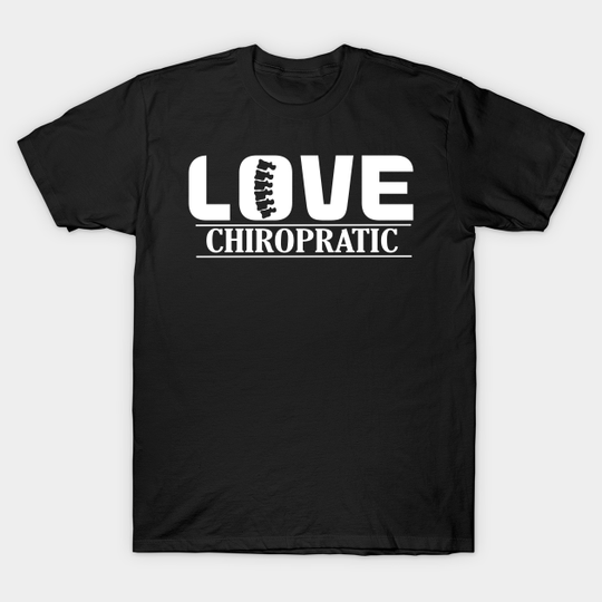 Discover Chiropractor Love Print T-Shirt
