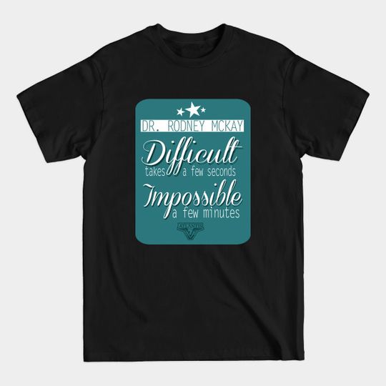 Discover Rodney McKay - Stargate Atlantis - T-Shirt