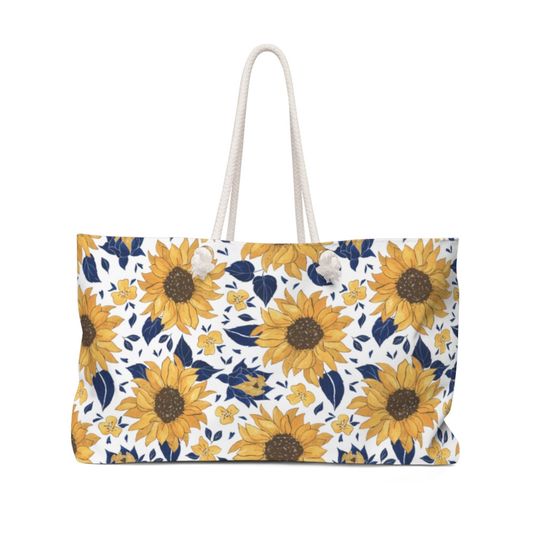 Discover Sunflower Weekender Bag