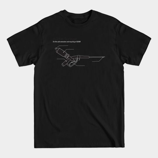 Discover ADAM Syringe Schematic - Bioshock - T-Shirt